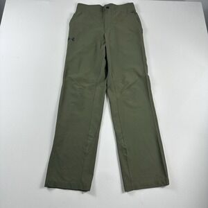 Under Armour Tech Pants Mens Small Green Golf Stretch Performance